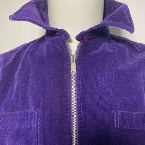 Jones New York Deep vintage Purple Corduroy twin set - jacket & jeans